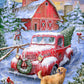 Springbok 500 Piece Jigsaw Puzzle - Nostalgic Winter Holiday Theme, Cardboard, Model 34-01694