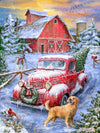 Springbok 500 Piece Jigsaw Puzzle - Nostalgic Winter Holiday Theme, Cardboard, Model 34-01694