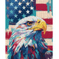 Petrala Jigsaw Puzzles 1000 Pieces For Adults Bald Eagle 1000 Piece Puzzle For Adults Fun American Flag Patriotic Jigsaw Puzzles For Adults Kit With Letters On Back, Fit Together Perfectly