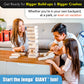 Jenga Giant - Stacks To Over 3 Feet - Officially Licensed - Js4
