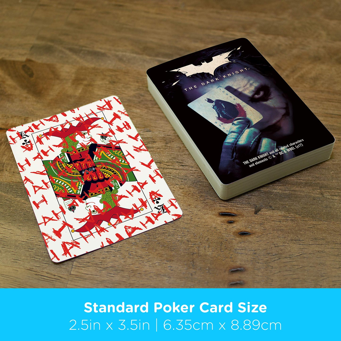 Aquarius Dc Comics Joker Playing Cards - Dark Knight Joker Themed Deck Of Cards For Your Favorite Card Games - Officially Licensed Dc Comics Merchandise & Collectibles