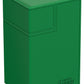 Ultimate Guard Flip 'N' Tray 80+, Deck Case For 80 Double-Sleeved Tcg Cards + Dice Tray, Green, Independent Magnetic Closure & M