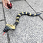 Tipmant Realistic Remote Control Snake Rc Cobra Animal Toy Crawling Electric Electronic Battery Powered Honored For Kids Cat Halloween Christmas Prank Toys Birthday Gifts (Grey)