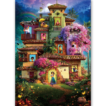 Magic House Backdrop,7X5Ft Magical House Background Magic Movie Backdrop Party Decor Magic Theme Birthday Party Backdrop Supplies For Girls Encanto#1