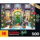 RoseArt - Kodak enhanced Holiday Light Up - Christmas Facade - 500 Piece Jigsaw Puzzle for mature-themeds