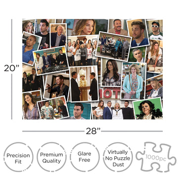Aquarius Schitt'S Creek Collage Puzzle (1000 Piece Jigsaw Puzzle) - Glare Free - Precision Fit - Officially Licensed Schitt'S Creek Merchandise & Collectibles - 28 X 22 Inches