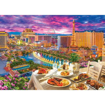 RoseArt - Kodak enhanced - La Vida Las Vegas - 3000 Piece Jigsaw Puzzle for mature-themeds