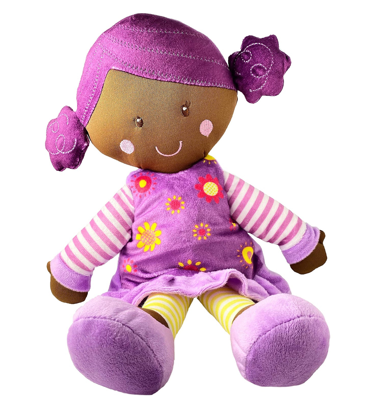 Brown Sugar Black Baby Doll African American Plush - 15'