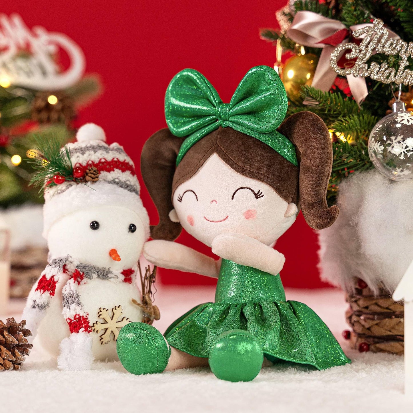 Gloveleya Dolls First Baby Doll Soft Baby Girl Toys Green 12 Inches…