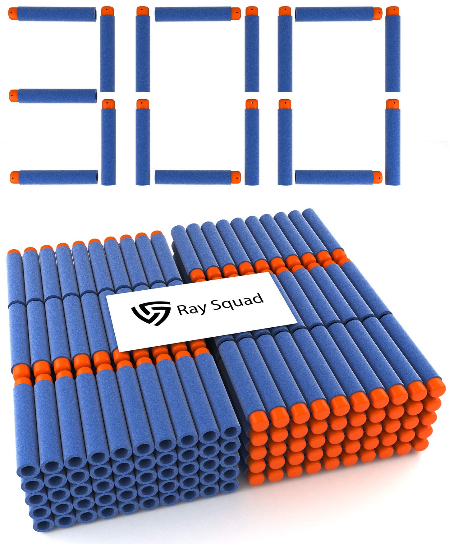Ray Squad (300 Pack) Blue Nerf Darts - Compatible Foam Toy advanced 2.0 Darts  Nerf  project pieces  Refill Dart