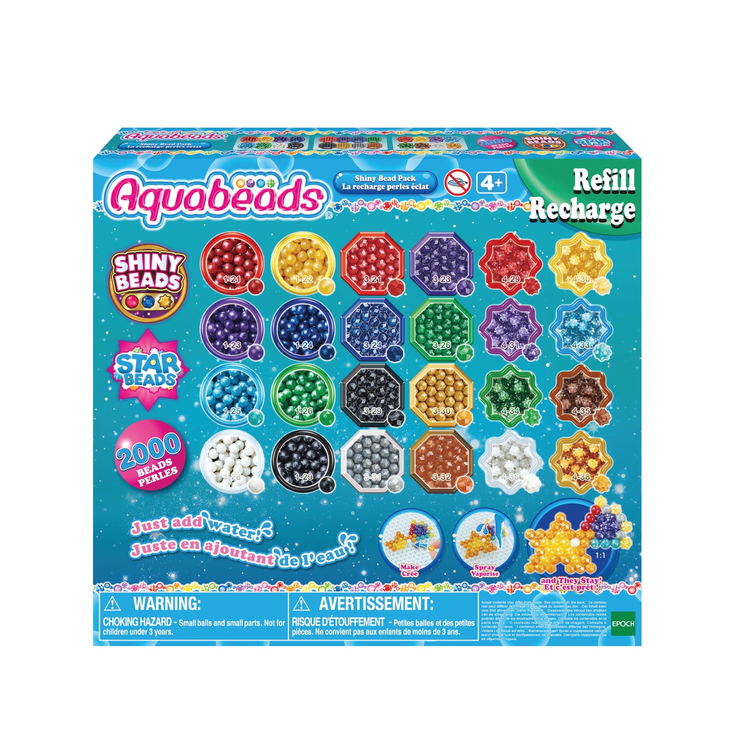 Aquabeads Shiny Bead Refill Set