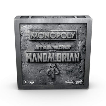 Hasbro Gaming Monopoly: Star Wars Mandalorian Edition Board Game - Protect Baby Yoda, Grey, Model F1276, Cardboard