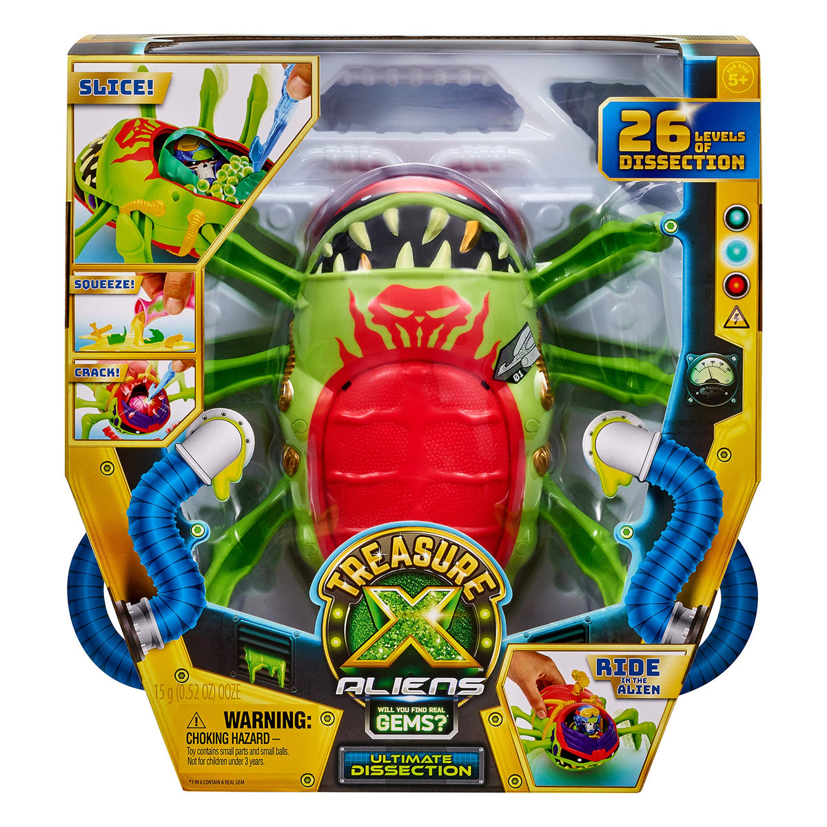 Treasure X Aliens Ultimate Dissection Kit  26 Levels  Contains 14 Pieces For Kids, Easy Instructions | Interactive Fun For All