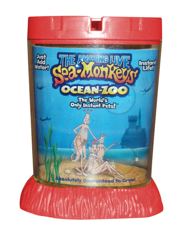 Big Time Toys Sea Monkeys Ocean Zoo Deluxe Kit - Plastic Model 85219, Colors May Vary