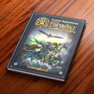 Animal Adventures: The Faraway Sea Sourcebook - Beginners Roleplaying Game Master RPG Rule Book with Stats, New Characters, 5 Im