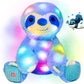 Cuteoy Blue Sloth Led Stuffed Animal Light-Up Plush Birthday Christmas Plushies Toy Gifts For Kids Toddler Girls, 10.5'