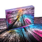 Bgraamiens 1000-Piece Gradient Magic Color Puzzle, Forest Under Starry Night, Paper Material, Hard Challenge for Adults, Model BG22801