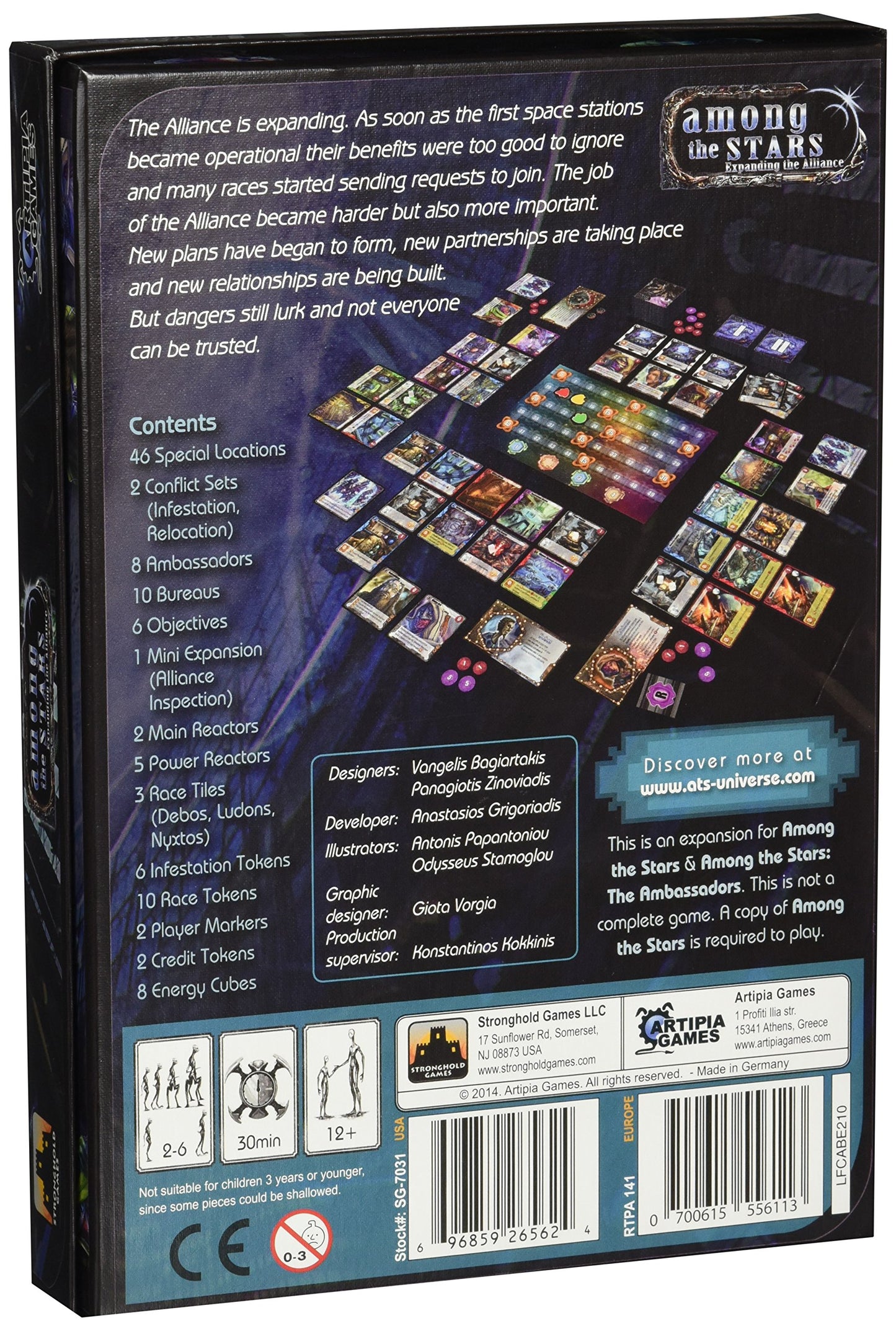 Stronghold Games Among The Stars Expanding The Alliance Game