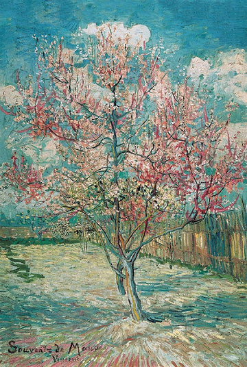 Funnybox- The Pink Peach Tree By Vincent Willem Van Gogh Wooden Jigsaw Puzzle 1000 Pieces For Teens And Family