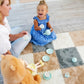 Large 16 Piece Carpet Squares Puzzle Mat - Plush Interlocking Carpet Tiles, Foam Floor Tiles For Baby Mat For Floor - Kids Play