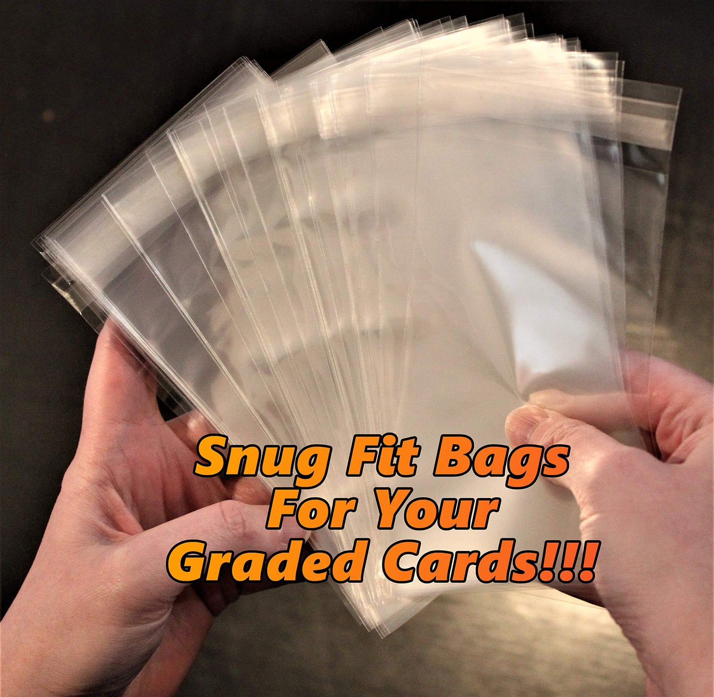 Psa Graded Card Bags Sleeves (100 Count) Soft Holders For Trading Baseball Sports Slabs