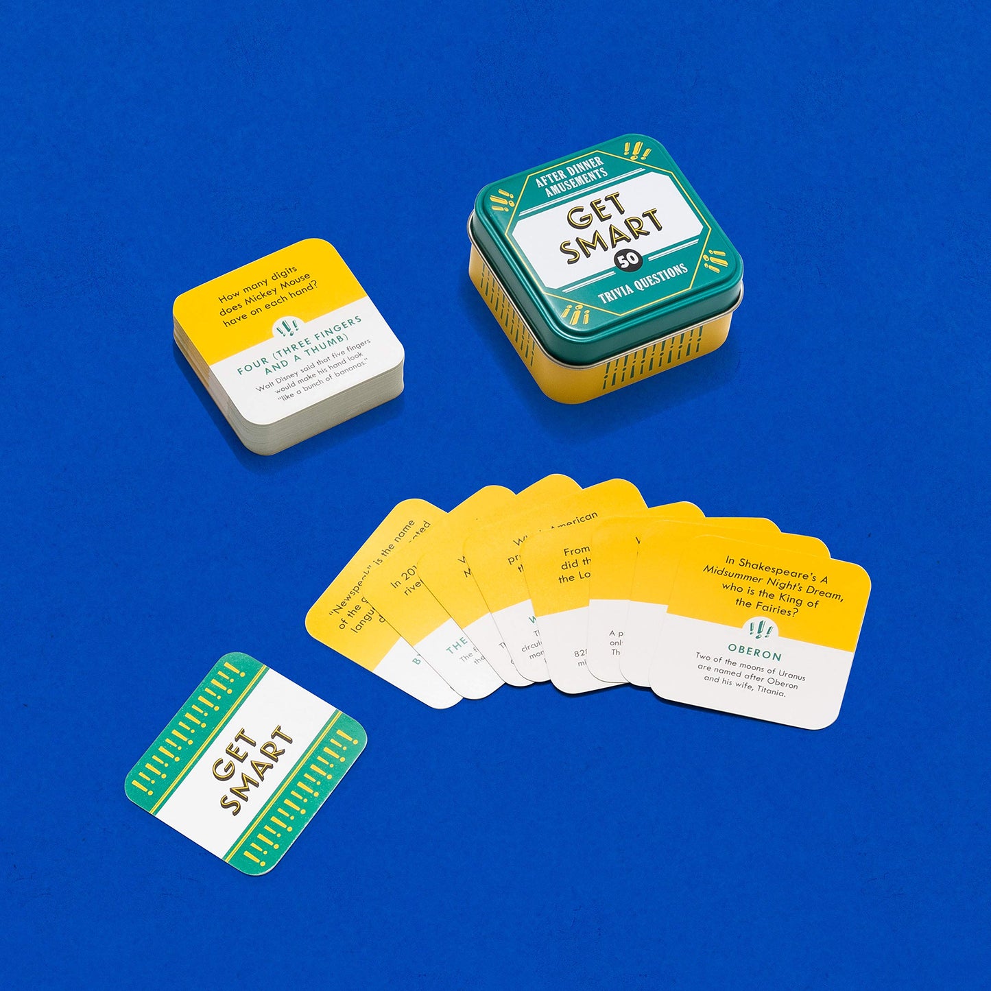 After Dinner Amusements: Get Smart: 50 Trivia Questions (Family Friendly Trivia Card Game, Portable Camping and Holiday Games)