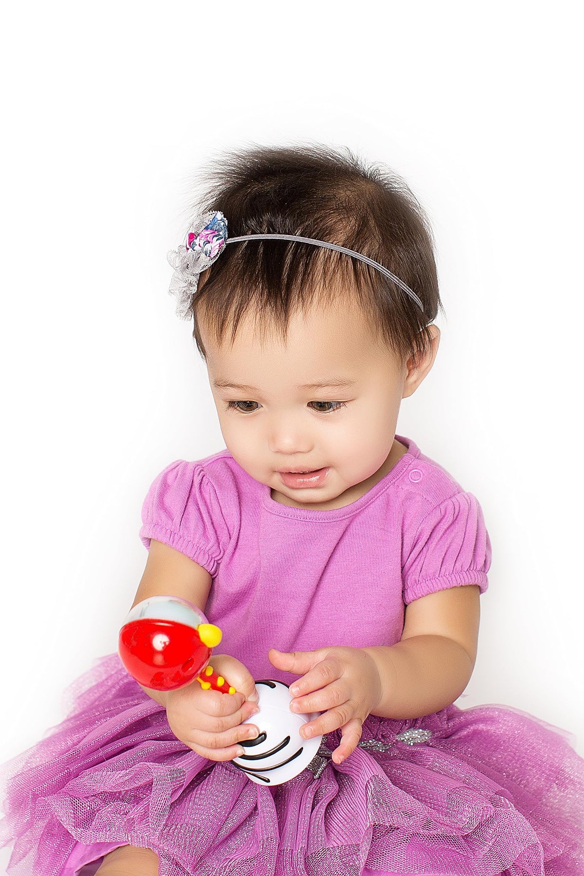 Light-Up Developmental Baby Rattle ,Infants Multi-Activity Toy