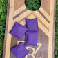 3' Purple Mini Cornhole Bags Replacement Bags Set Of 4