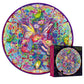 Antelope - 1000 Piece Mandala Puzzle For Adults, Mandala Morphe Jigsaw Puzzles 1000 Pieces,1000 Piece Round Puzzles, Butterfly Puzzles, High Resolution, Matte Finish, Smooth Edging, No Dust