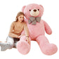Ikasa Giant Teddy Bear Plush Toy Stuffed Animals (Pink, 59 Inches)