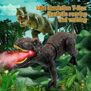 Talgic Remote Control Dinosaur For Boys 4-7, Robot Dinosaur Toys For Kids 5-7, Rc Dinosaur With Realistic Legs & Spray Stream,Remote Dinosaur Toys For Kids3 4 5 6 9 Year Old Boy Birthday Gift (Red)