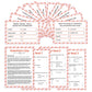 Xenseou Valentine's Day Family Feud Game - Fun Trivia Party Game for Groups - Paper Material - QRJ-FF01