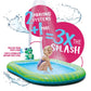 Splashin'Kids 3 In 1 Inflatable Sprinkler Pool Kiddie Pool Kids Pool Toddlers Wading Swimming Outdoor Play Mat Splash Pad 9 Months And Up Boys Girls Large (Small And Large Size)