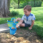 Tierra Garden Little Pals Kids Junior Garden Kit With Hand Trowel, Hand Fork, Gloves And Bucket. Blue/Green