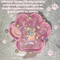 2.76 Inch Squeeze Toys Handmade Cat Paw Squishy, Glitter Pink Squeeze Paw, Cute Soft Squishy Toy For Stress Relief, Fidget Squis