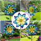 2 Packs Wind Spinners Outdoor, Garden Decorations Windmill For Yard, Pinwheels, Wind Spinners For Yard Garden, Outdoor Metal Win