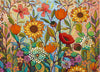 Ceaco 1000 Piece Jigsaw Puzzle - Peggy's Garden - Joy in The Morning - Multicolor - 26.6 x 19 inches - Model 3167-2