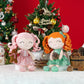 Gloveleya Baby Dolls Soft Snuggly Doll First Baby Girl Gifts Plush Doll With Sparkling Dress Pink 12Inches Pearlescent Series