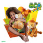 Ecobuddiez - Lion From Deluxebase. 12 Inch Lion Plush Toy. Eco Friendly Child Safe Lion Stuffed Animal Made From Recycled Plastic Bottles.