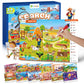 Preschool Learning Activity - Search And Find Book, Reusable Learning & Education Toys, Travel Game For Road Trip Car Airplane, 24 Activity With 4 Dry Erase Markers, Birthday Gifts For Kid Ages 3-6