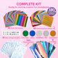 Klever Kits Princess Foil Art Kit for Kids - Arts & Crafts Supplies, Mess Free Coloring, Foil Foam Stickers, Creative Travel Toy