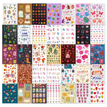 Fashion Angels 1,000+ Bloom Sticker Book, Includes Fun & Colorful Craft Flower Stickers, Ideal For Accessorizing Kids & Adults Notebooks, Scrapbooks & More