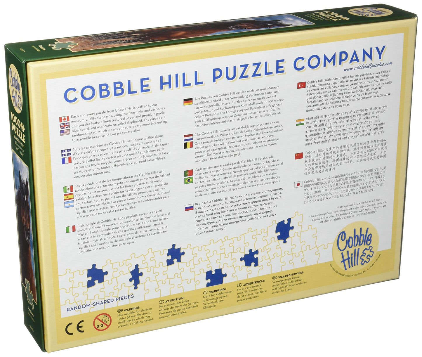 Cobblehill 80109 1000 Pc Freedom Puzzle, Various