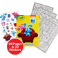 Crayola Blues Clues Coloring Book with Stickers, 96 Pages, Multi, Ages 3-6, 2 Piece Set, Model 04-2639