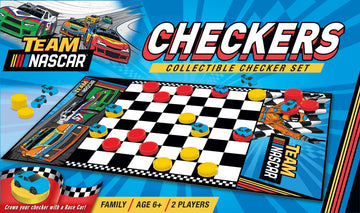 Masterpieces Nascar Checkers Folding Box