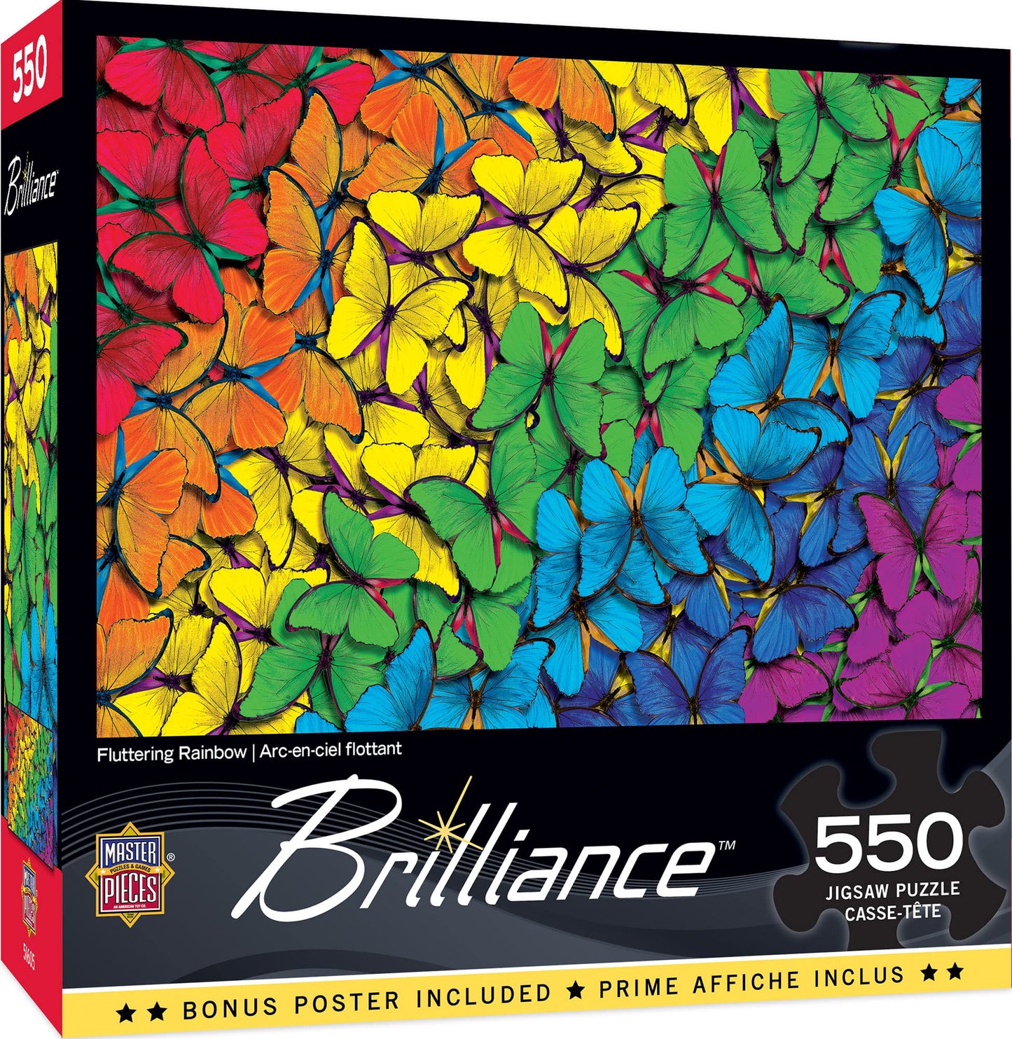 Fluttering Rainbow 550 Piece Jigsaw Puzzle