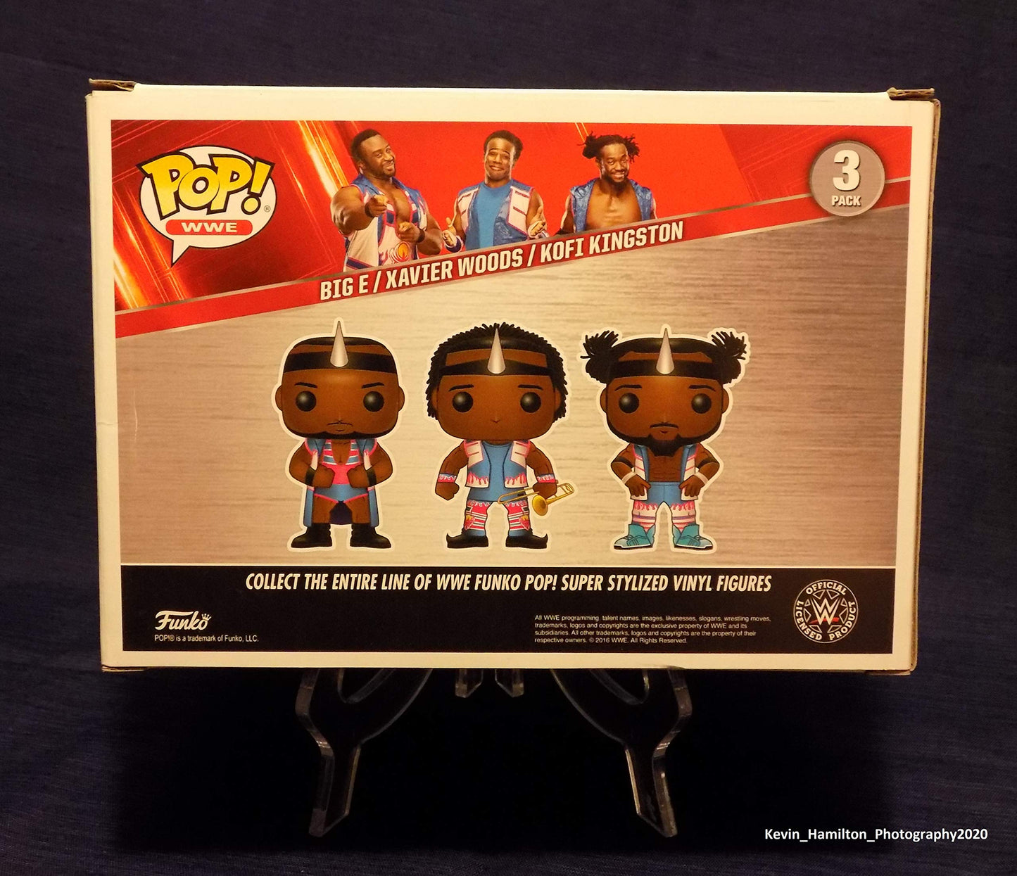 Funko Pop! Big E Xaviers Woods Kofi Kingston Wwe Exclusive New Day 3 Pack