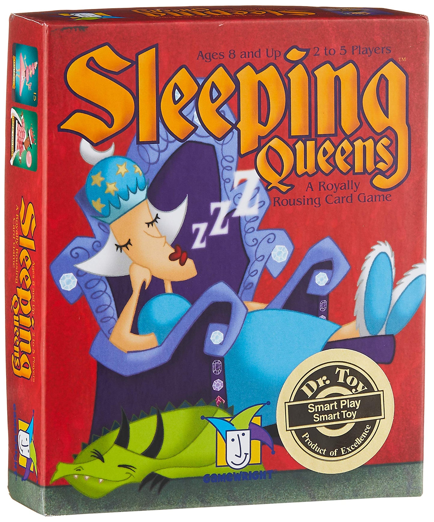 Sleeping Queens Fun Card Game For Kids And Families. Great For Kids Aged 8+ And 2-5 Players, From Gamewright -Like New