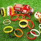 Zhanmai Fire Truck Bracelets Rubber Firefighter Wristbands Firefighter Party Silicone Wrist Bands for Birthday Party Supplies De