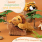 Forest & Twelfth Stuffed Lion, Single Mini Stuffed Animal Plush Toy For Kids, Safari Party Favors And Goody Bags, Classroom Treasure Box Prizes, Stocking Stuffers (Lion)